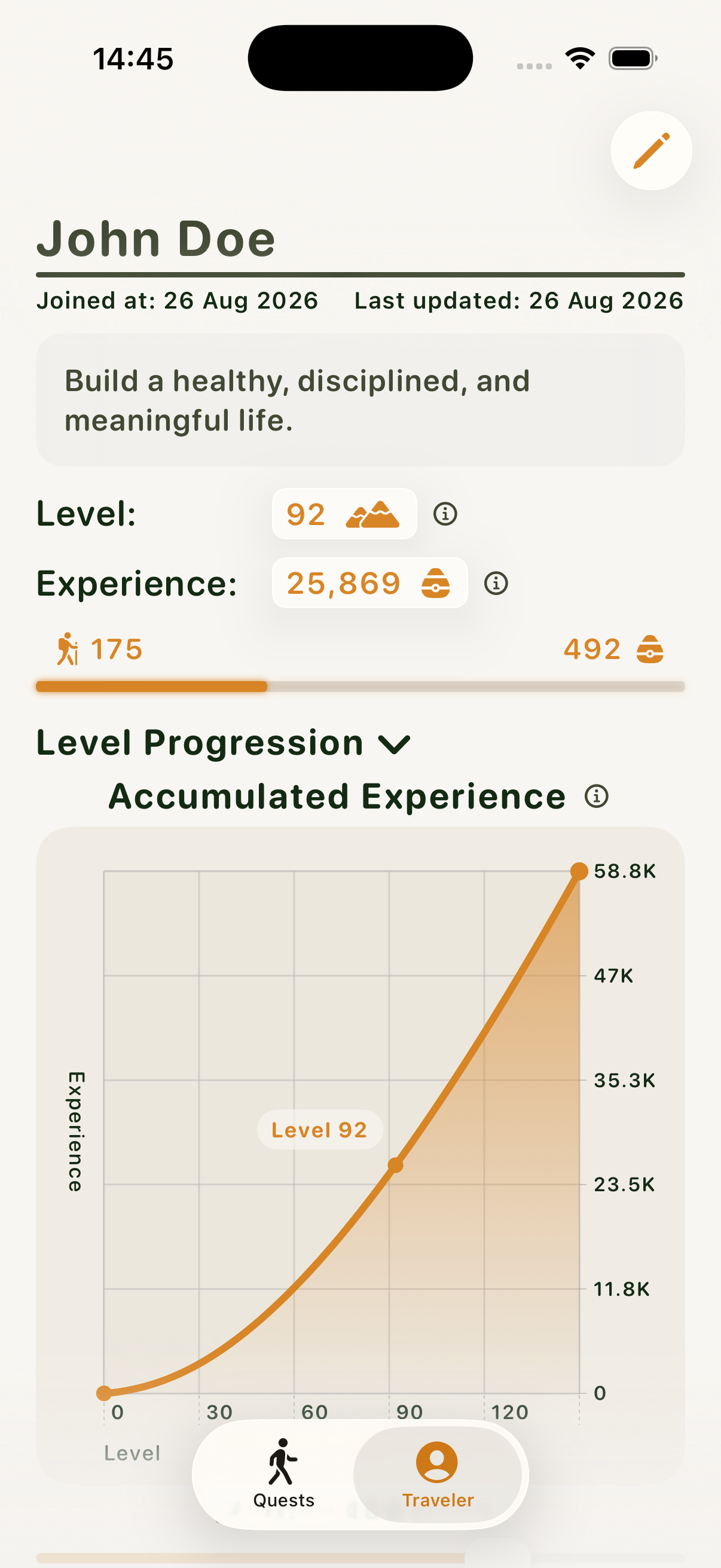 Telos app screenshot